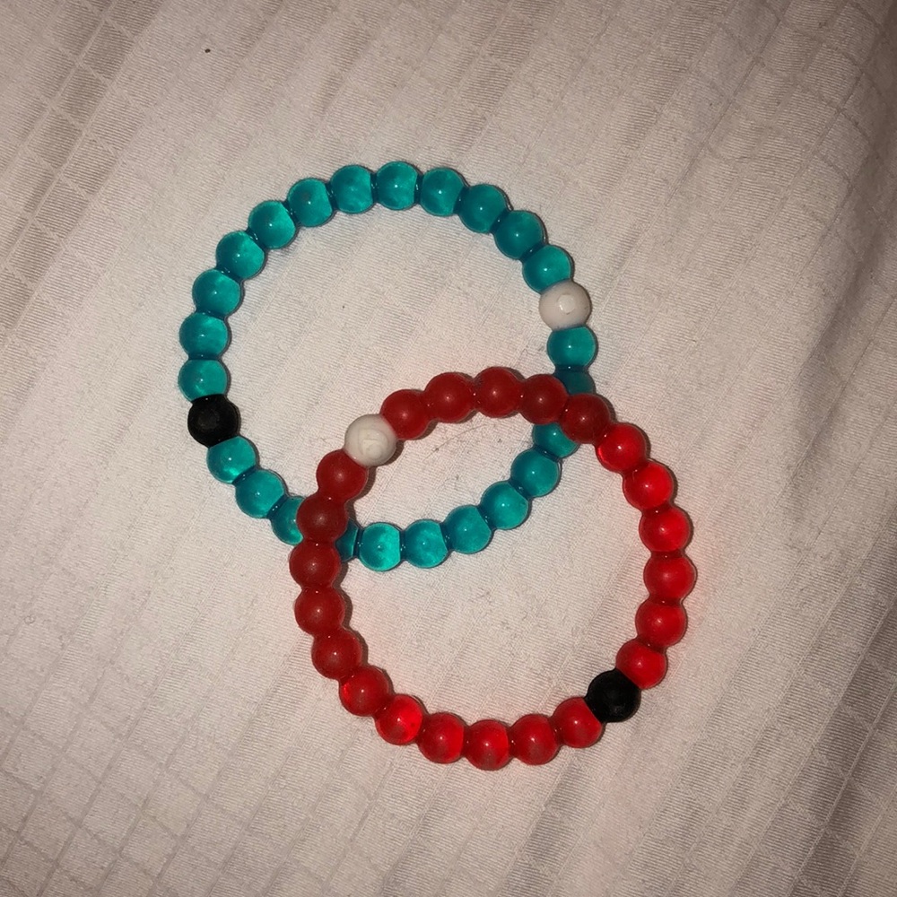 two lokai bracelets